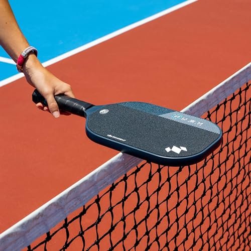Diadem Hush | Quiet Pickleball Paddle, Double Thermoformed, Carbon Fiber Core, Power, Precision, Anti-Dampening Kraibon Technology (Black)