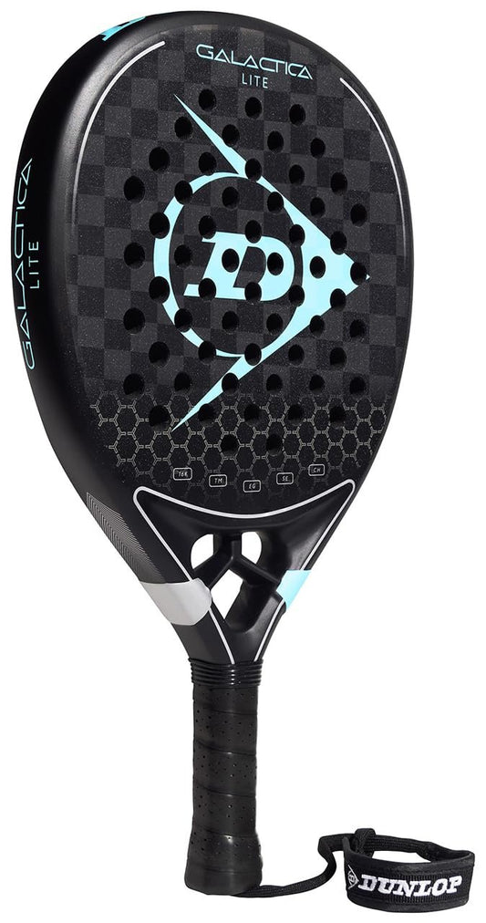 Dunlop Sports Galactica Lite Padel Racket, Black/Blue V25