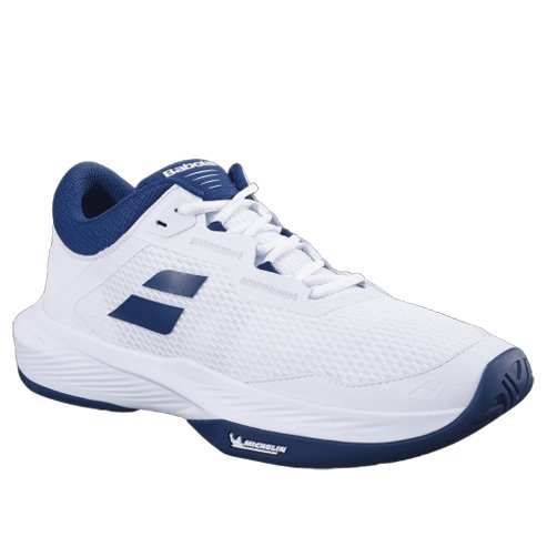 Babolat Men's SFX4 All Court Tennis Shoes, White/Estate Blue