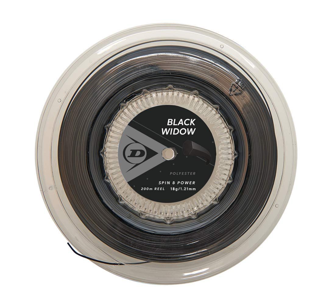 Dunlop Black Widow Tennis String Reel,18g
