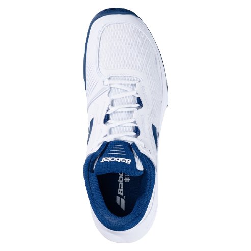 Babolat Men's SFX4 All Court Tennis Shoes, White/Estate Blue