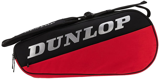 Dunlop Sports  CX Club 3-Racket Bag - Black/Red
