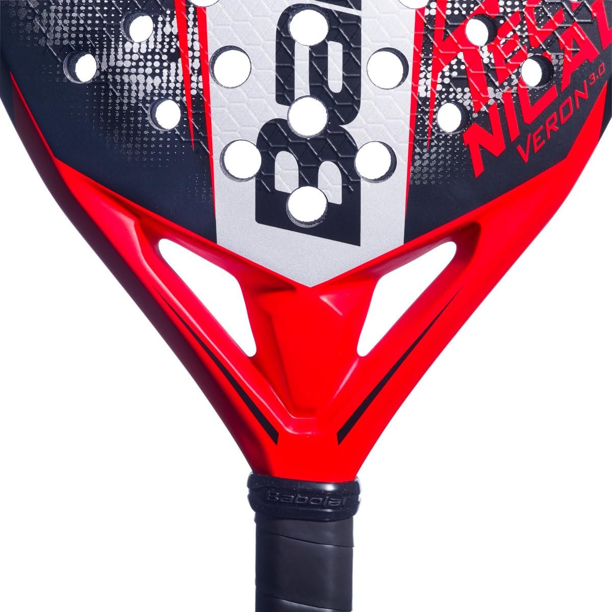 Babolat Technical Veron 3.0 Padel Racket (White/Red/Black)