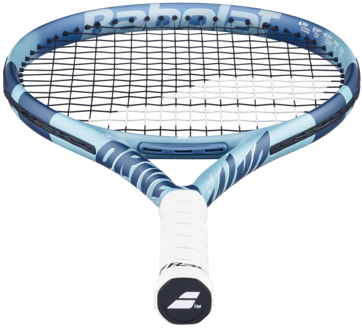 Babolat Pure Drive Junior 25 Inch 11th Gen Tennis Racquet (Light Blue/White)