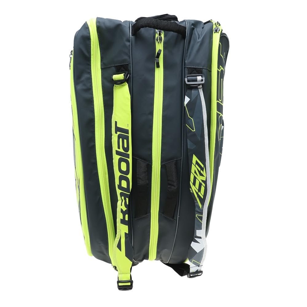 Babolat Pure Aero RHx12 Tennis Bag Grey and Yellow