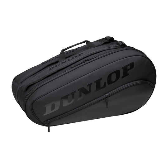 Dunlop Sports Team 8-Racket Thermo Racket Bag V22, Black/Black