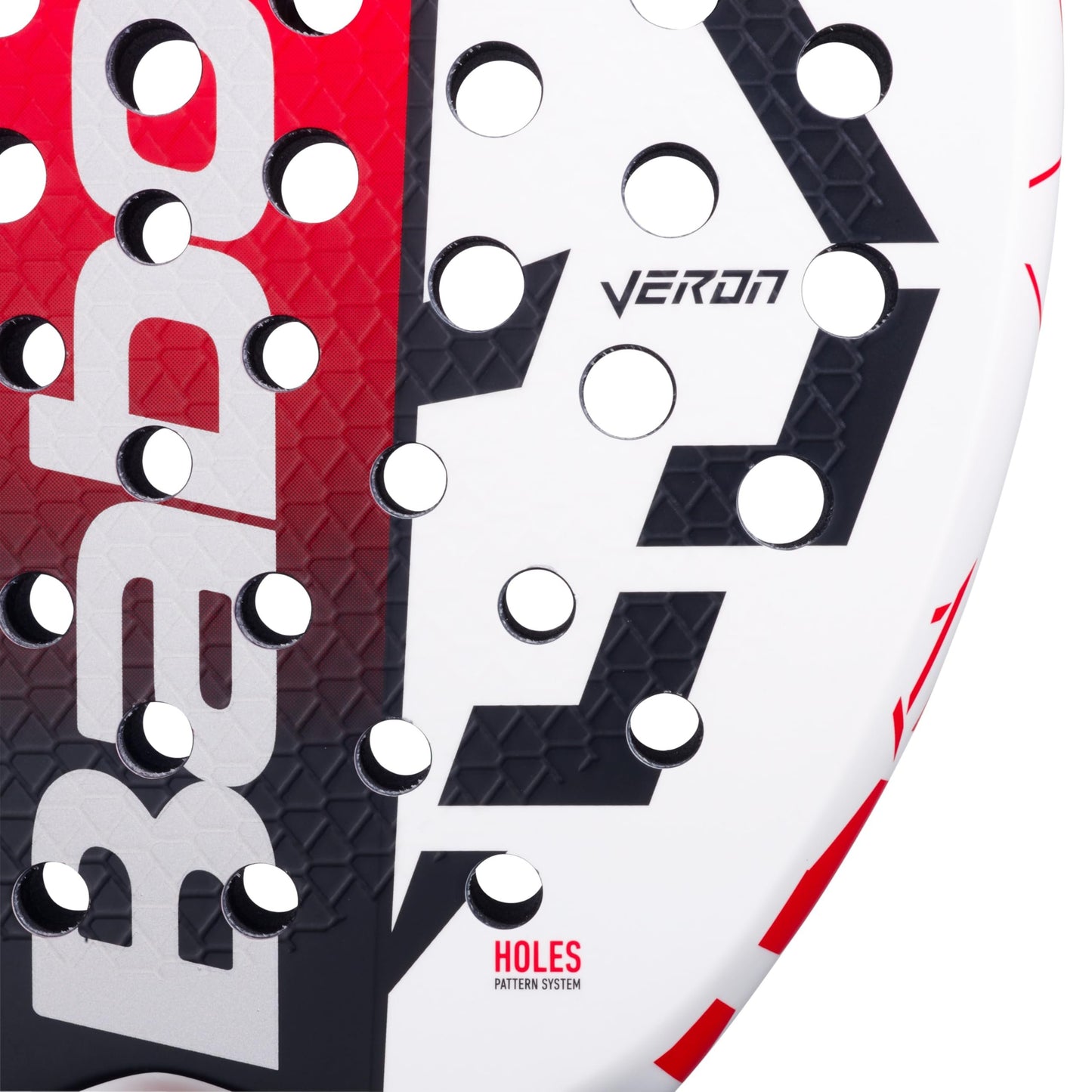 Babolat Technical Veron Juan Lebron Padel Racket (White/Black/Red)
