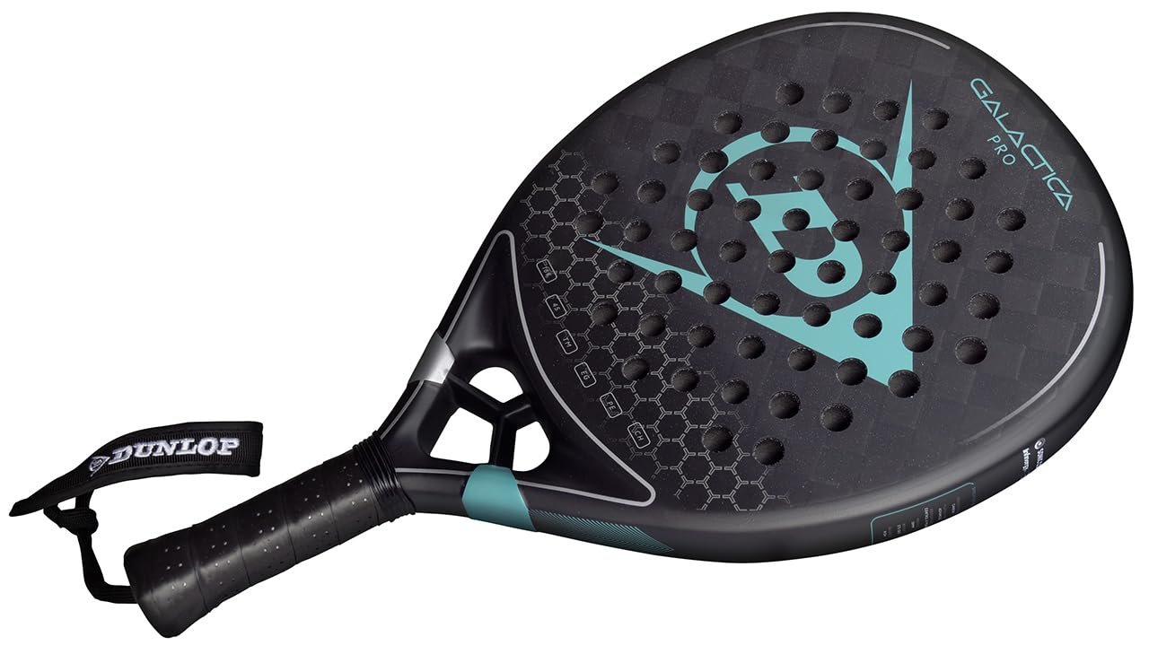 Dunlop Sports Galactica Pro Padel Racket, Black/Blue V25