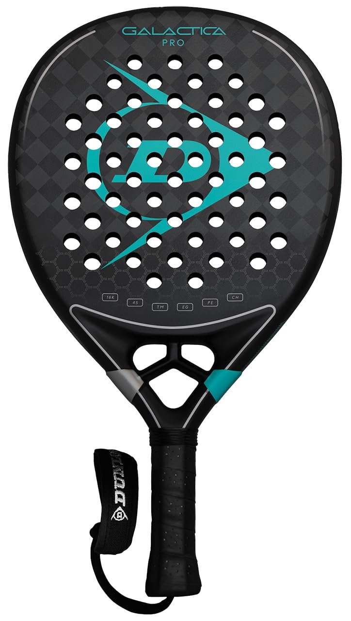 Dunlop Sports Galactica Pro Padel Racket, Black/Blue V25