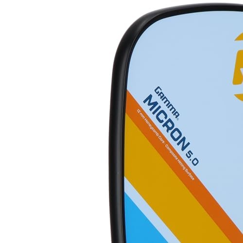 GAMMA Pickleball Paddles, Quantum Series, Micron 5.0, Neutron 5.0, Voltage 5.0, Atomic 5.0, USAPA Approved, Graphite Pickleball Paddle, Polypropylene Core, Honeycomb Grip, Great Feel, More Control