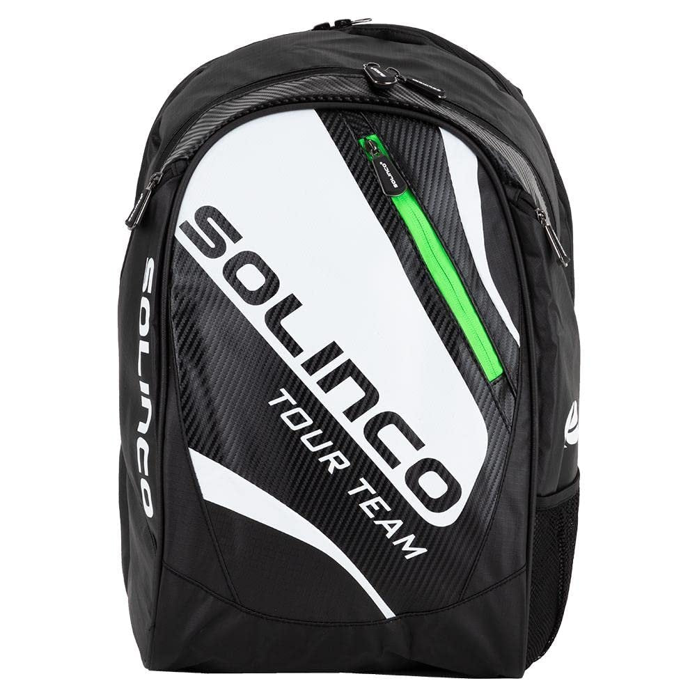 Solinco Tour Team Tennis Backpack White/Black/Green
