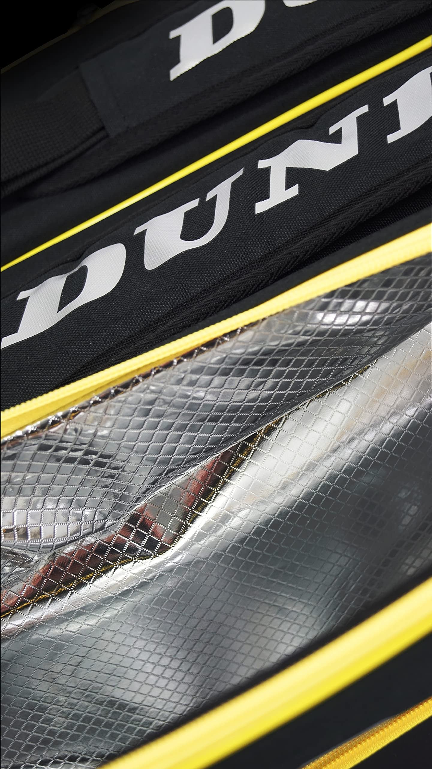 Dunlop Sports Paletero Elite Padel Bag, Black/Yellow