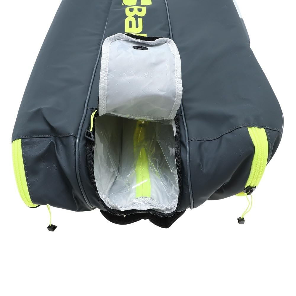 Babolat Pure Aero RHx12 Tennis Bag Grey and Yellow