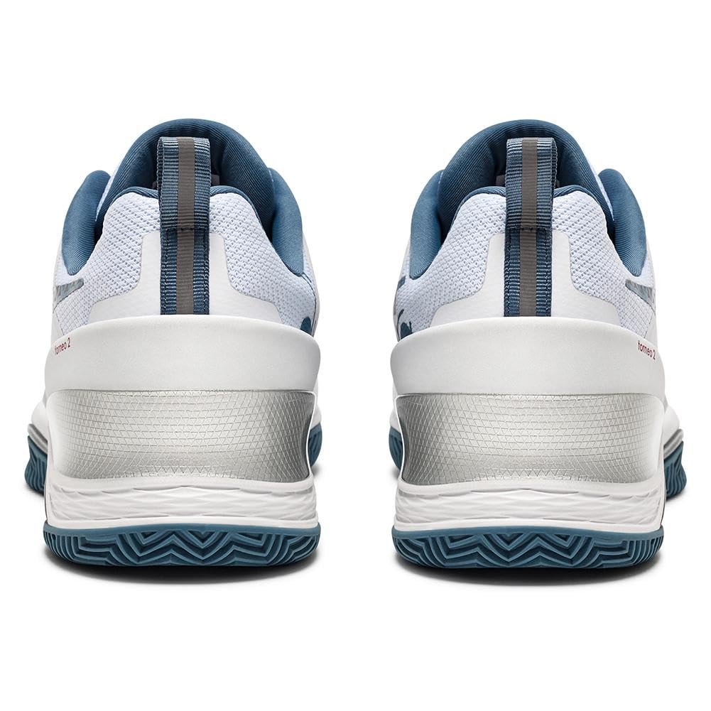 Diadora Blushield Torneo 2 Clay Men Shoes 8.5 (White/Oceanview/Salsa)