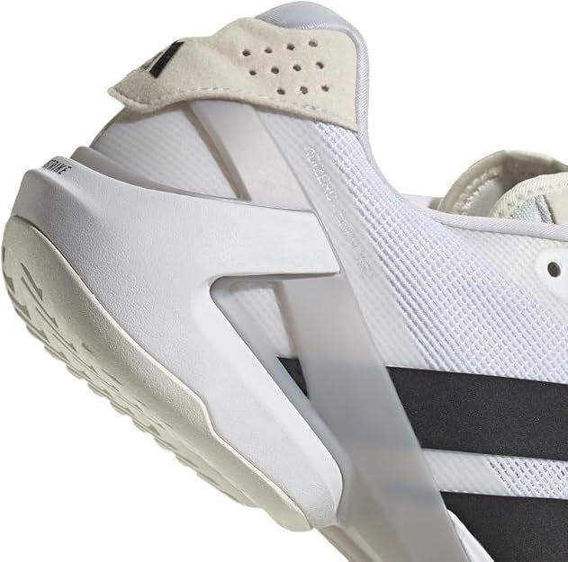 adidas Men's Adizero Ubersonic 5 Tennis Shoe, White Black