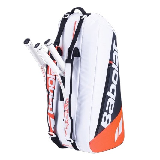 Babolat Pure Strike 4th Gen Racquet Holder x6 Tennis Bag (White/Red)