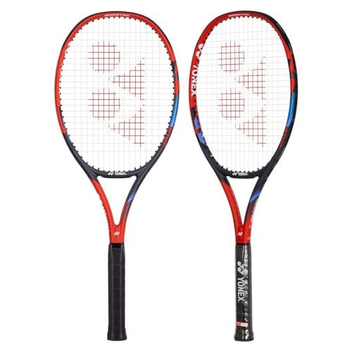 YONEX 2023 Vcore Ace Pre Strung Tennis Racquet, Scarlet