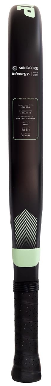 Dunlop Sports Galactica Pro LS Padel Racket, Black/Green V25
