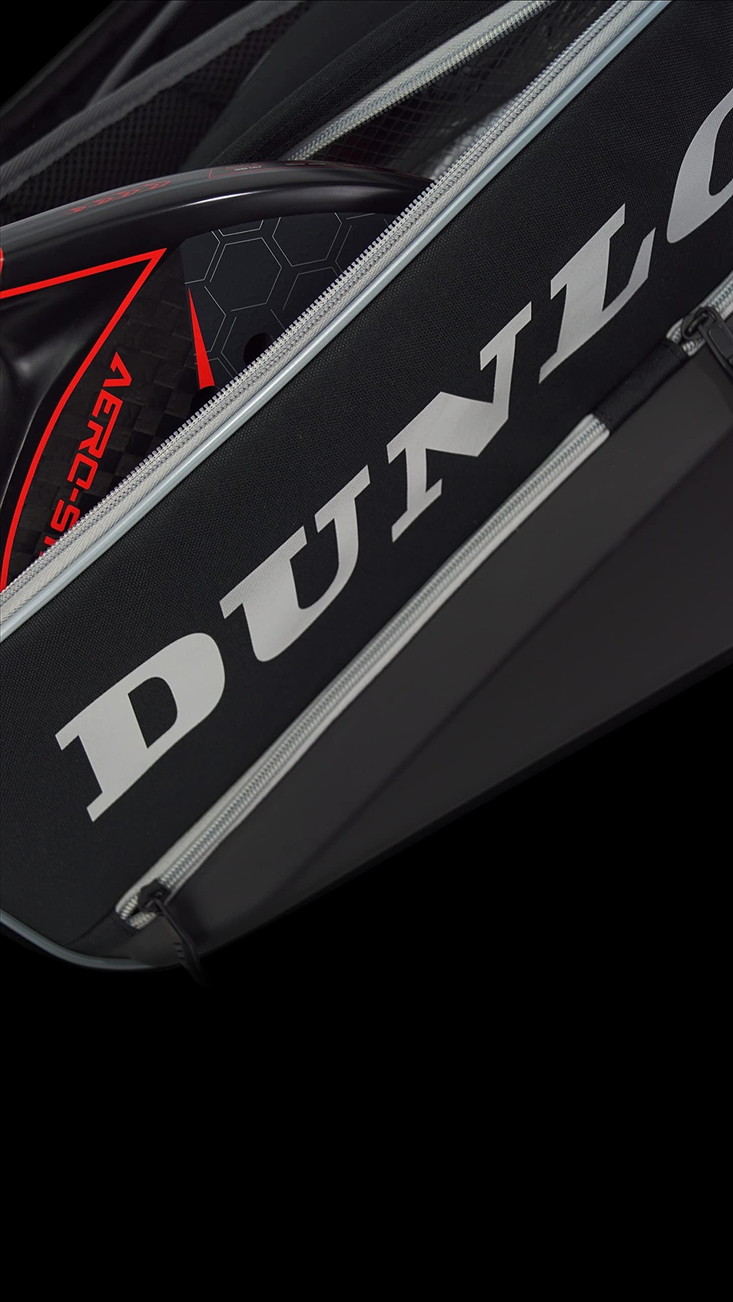 Dunlop Sports Paletero V22 Elite Padel Bag - Black/Silver