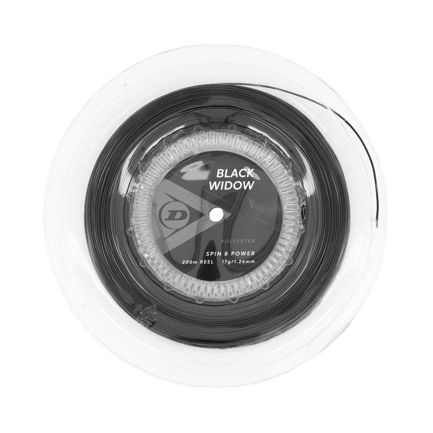Dunlop Sports Black Widow Tennis String Reel, 17g