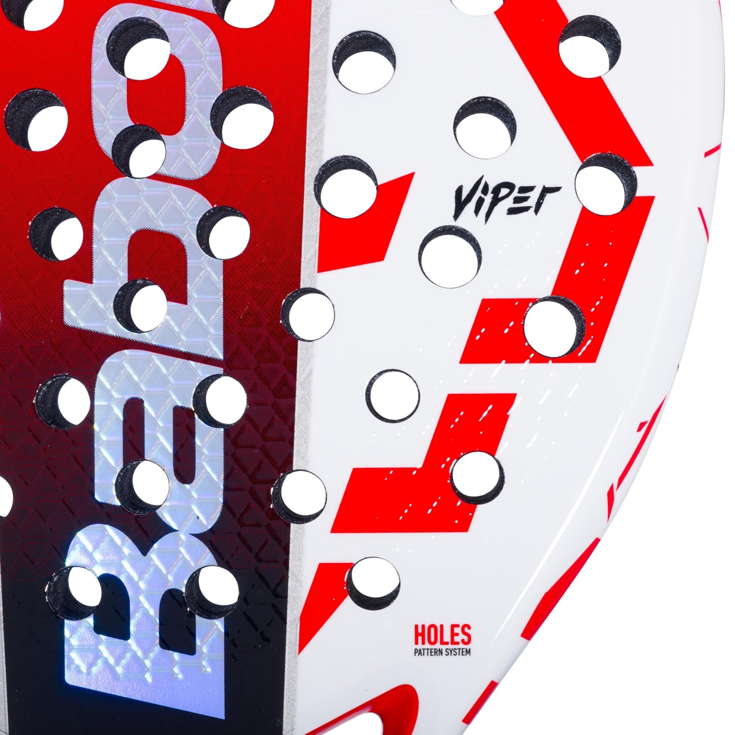 Babolat Technical Viper Juan Lebron Padel Racket (White/Red)