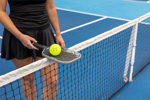 Diadem Sports, Edge 18K SP Pickleball Paddle, 18K Raw Carbon Face, Speed, Control, Spin, 14 mm Polymer Honeycomb Core, Fast Reloads and Quick Reactions, Silver
