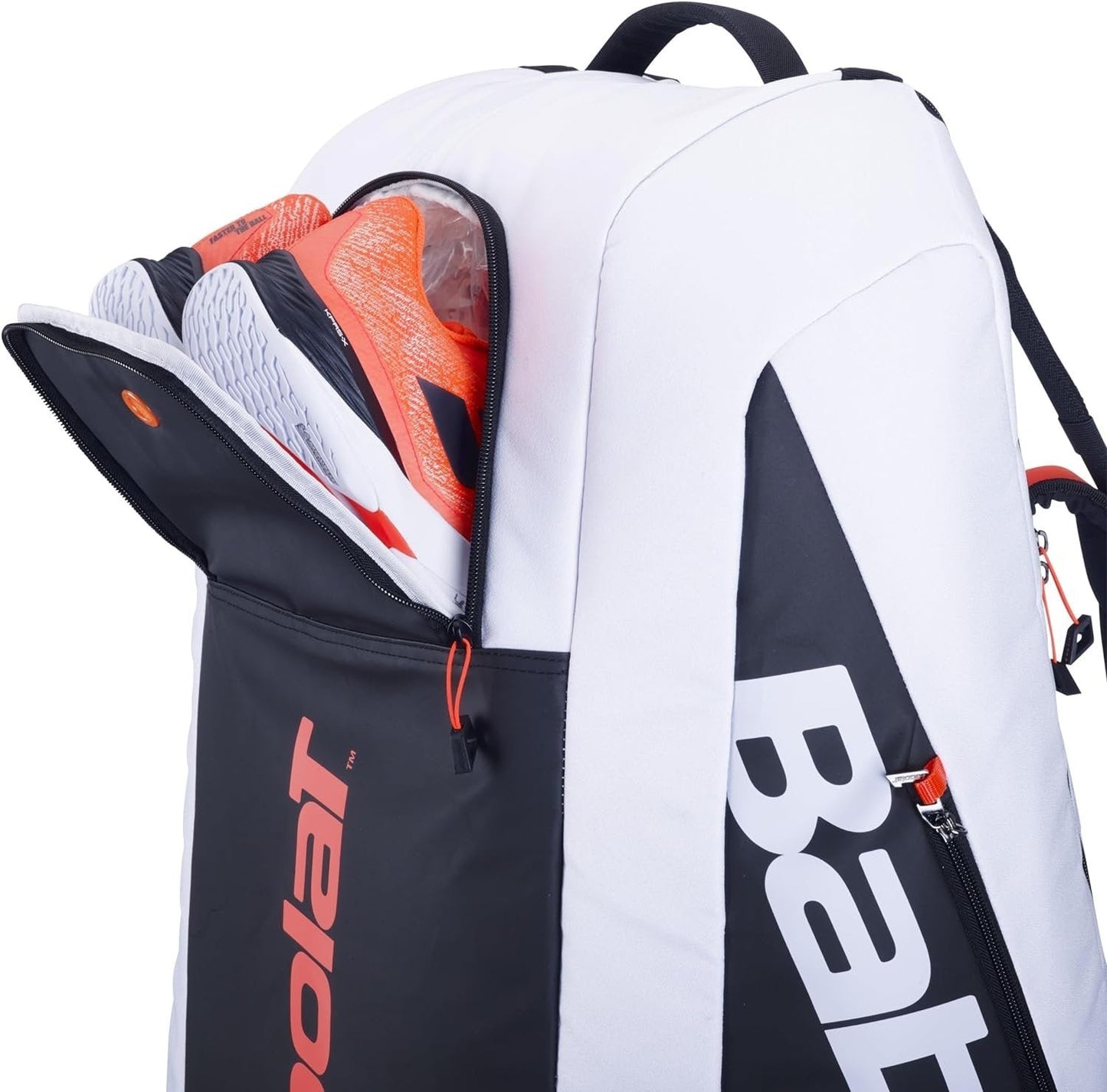 Babolat Pure Strike 4th Gen Racquet Holder x12 Tennis Bag - White/Red