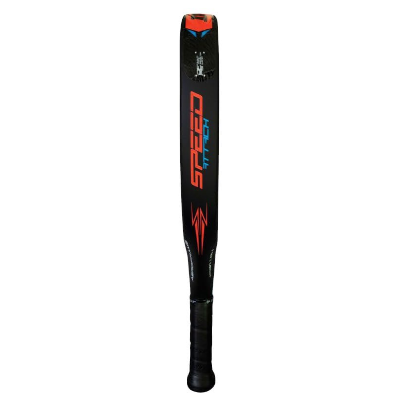 Dunlop Sports Speed Attack Padel Racket, Black/Red/Blue