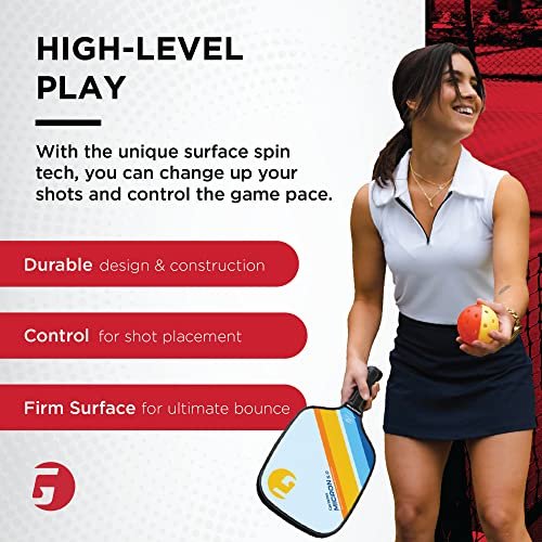 GAMMA Pickleball Paddles, Quantum Series, Micron 5.0, Neutron 5.0, Voltage 5.0, Atomic 5.0, USAPA Approved, Graphite Pickleball Paddle, Polypropylene Core, Honeycomb Grip, Great Feel, More Control