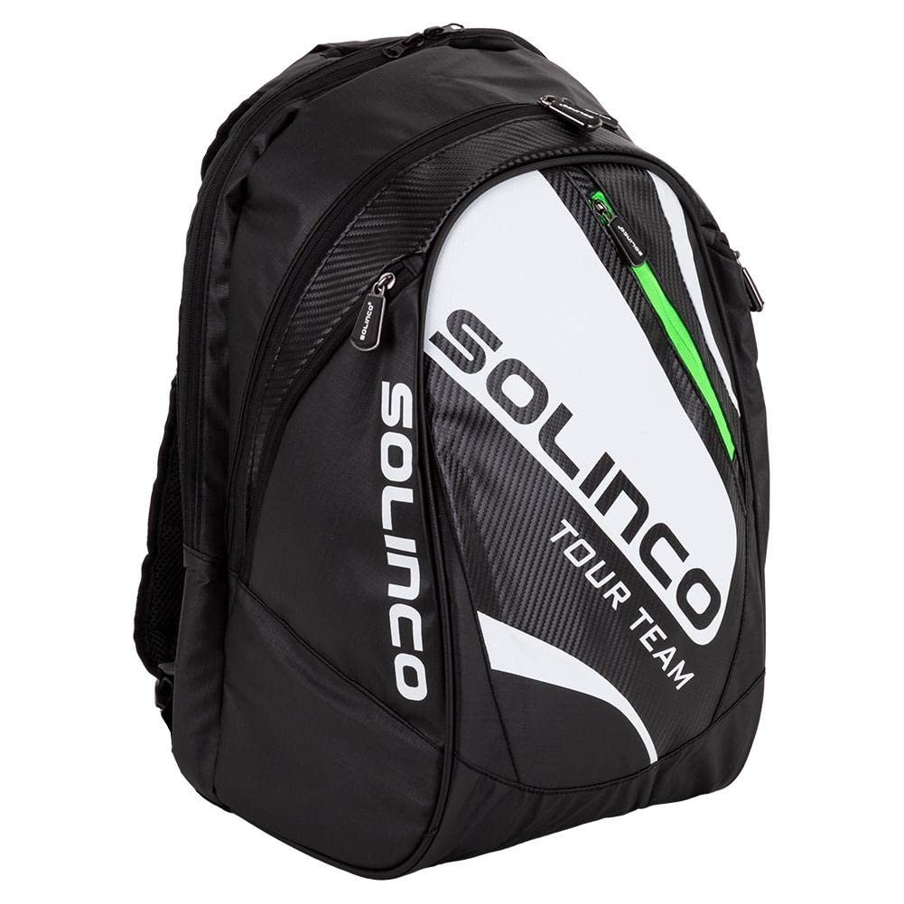 Solinco Tour Team Tennis Backpack White/Black/Green