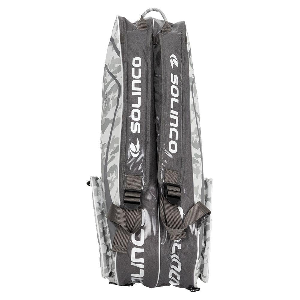 Solinco White Camo 6 Pack Tennis Racquet Bag