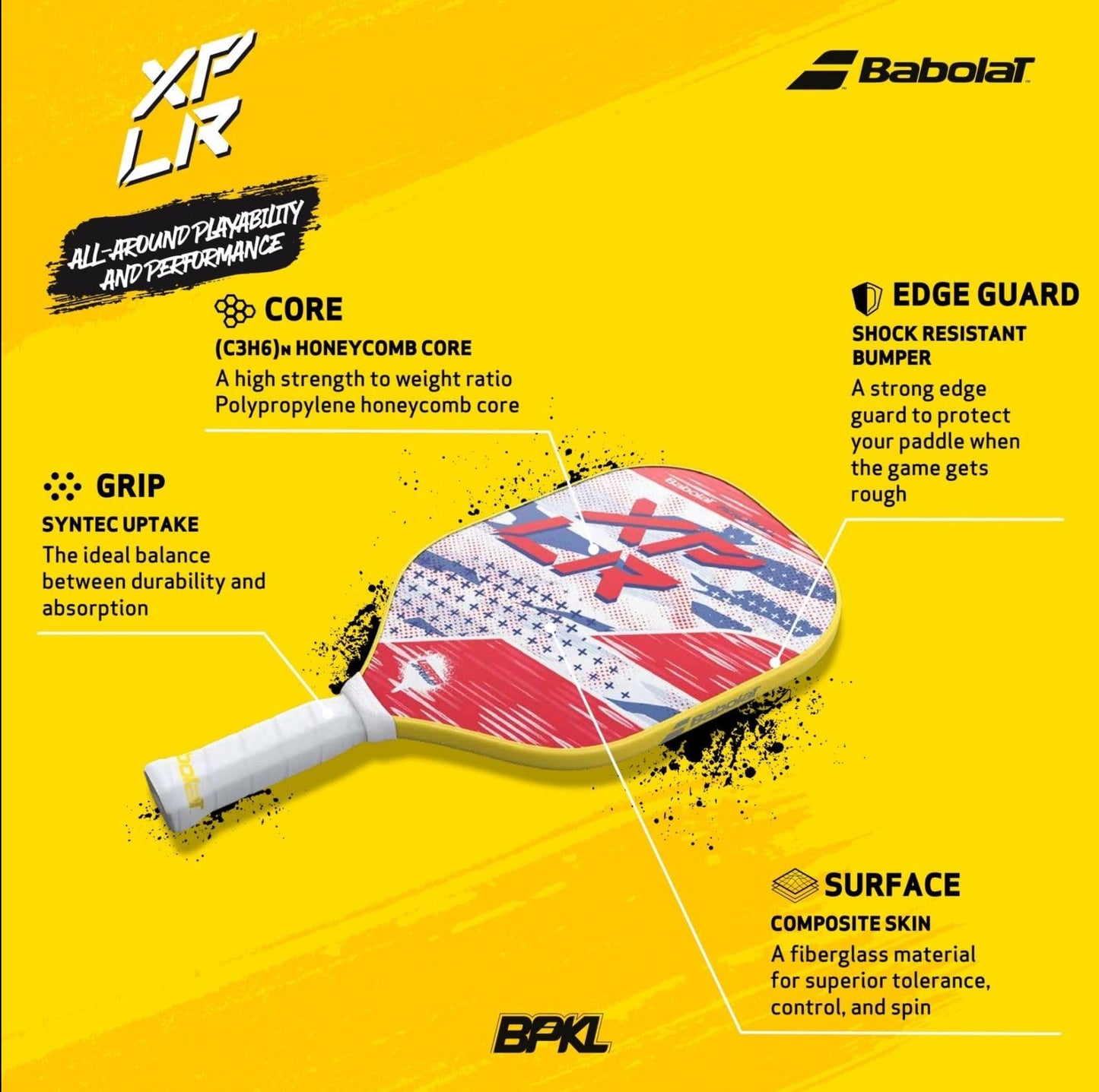 Babolat XPLR Pickleball Paddle Standard 4