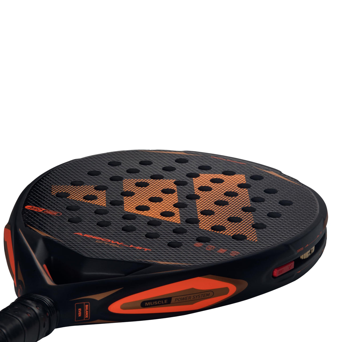 adidas Arrow Hit Ctrl 2026 Padel Racket Black, Round Shape, EVA Soft Performance Foam, ASC