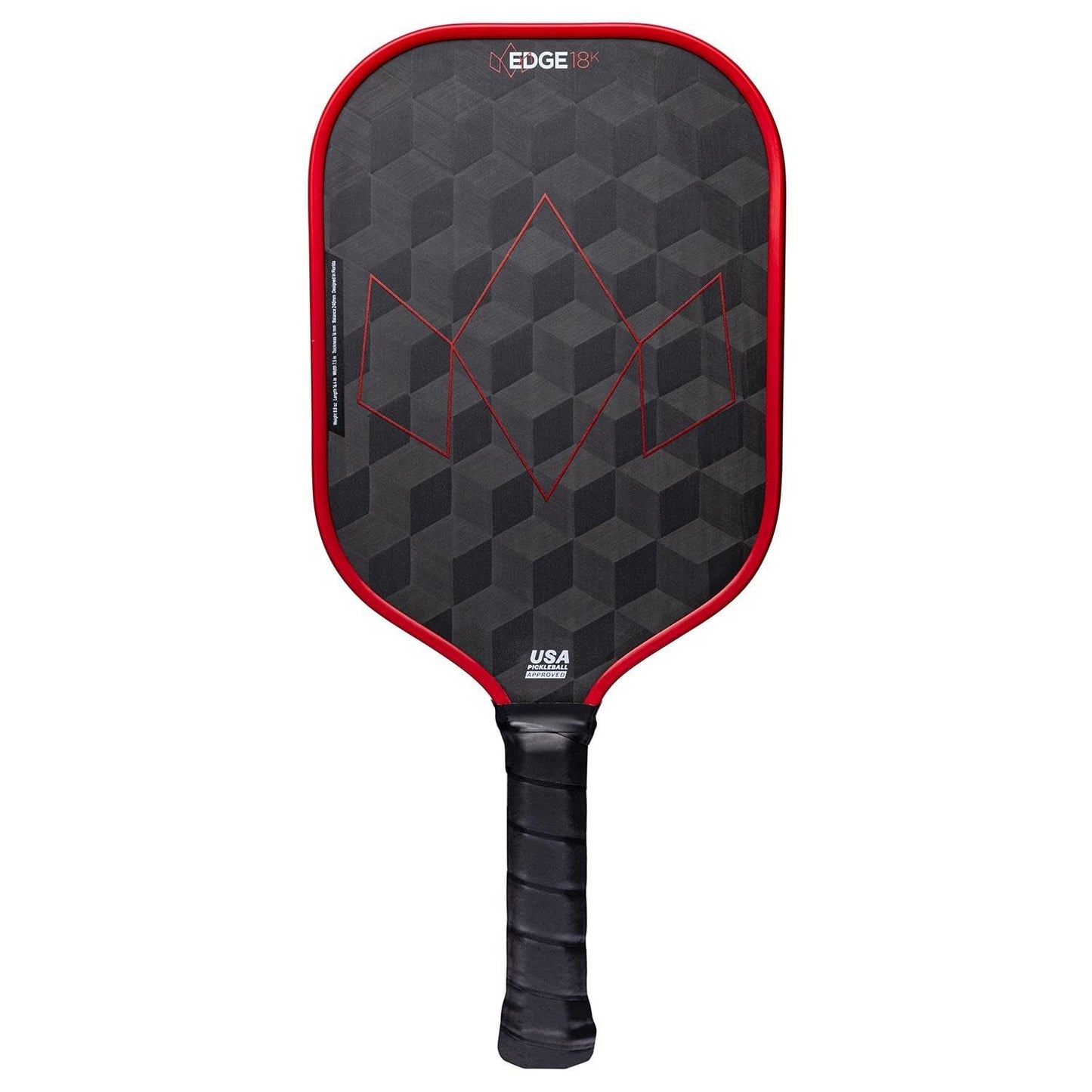 Diadem Edge 18K Power Pro Thermoformed Pickleball Paddle USAPA Approved | 18K Carbon Fiber Face for Spin & Control | 16mm Control Paddle