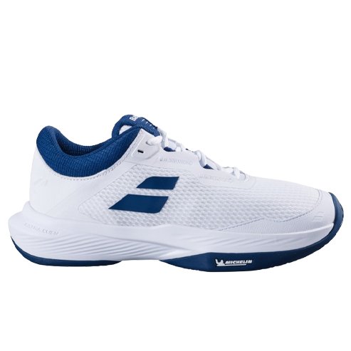 Babolat Men's SFX4 All Court Tennis Shoes, White/Estate Blue