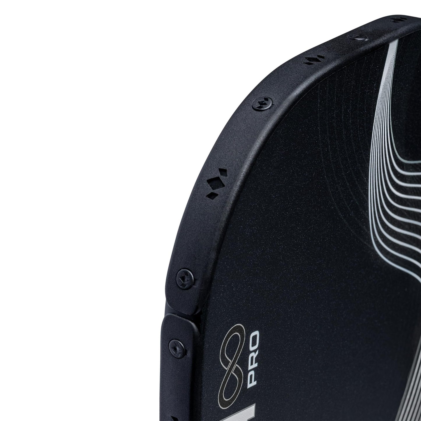 Diadem Icon Infinity Pro Pickleball Paddle | USAPA Approved | Dual Foam Core & Carbon Fiber | Maximum Power, Control, and Spin | High Performance with Replaceable Edge Guard (Ghost White)