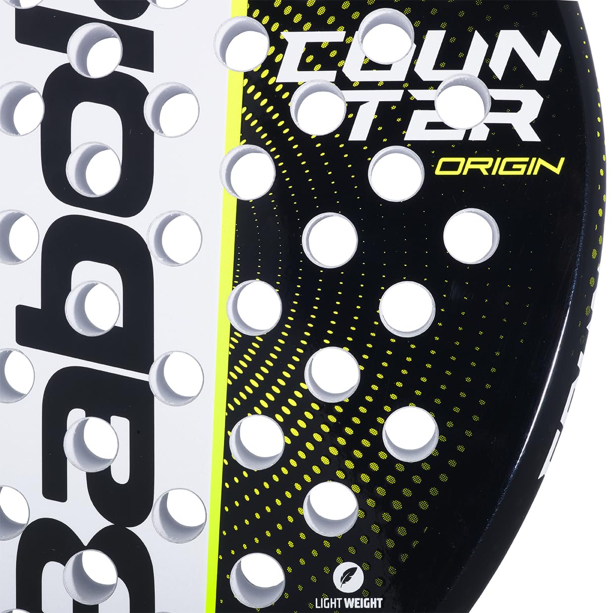 Babolat Counter Origin Padel Racket (Black/Yellow)