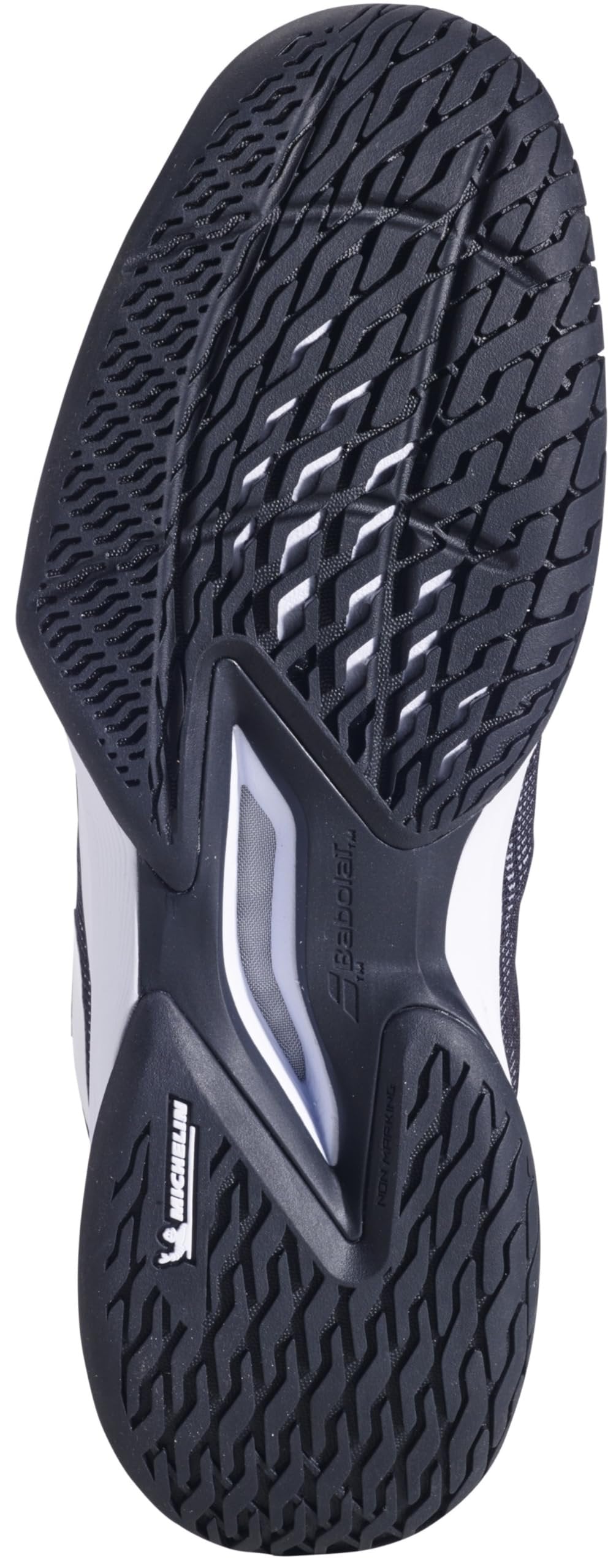 Babolat Men's Jet Tere 2 All Court Tennis Shoes, Black/White (US Men's Size 8)