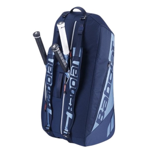 Babolat Pure Drive Racquet Holder 6-Pack 11th Gen Tennis Bag (Navy Blue)