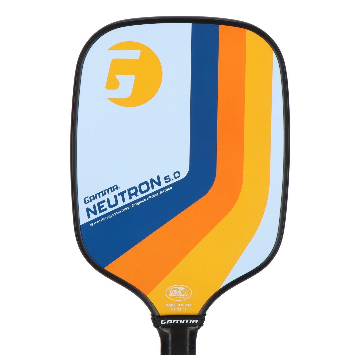 GAMMA Pickleball Paddles, Quantum Series, Micron 5.0, Neutron 5.0, Voltage 5.0, Atomic 5.0, USAPA Approved, Graphite Pickleball Paddle, Polypropylene Core, Honeycomb Grip, Great Feel, More Control