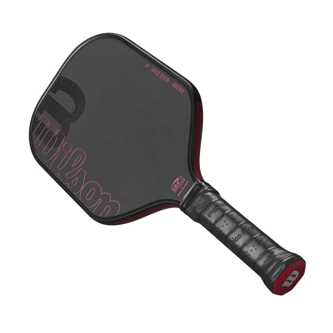 WILSON Blaze Series Pickleball Paddles - Grip Size 2-4 1/4", Black/Red