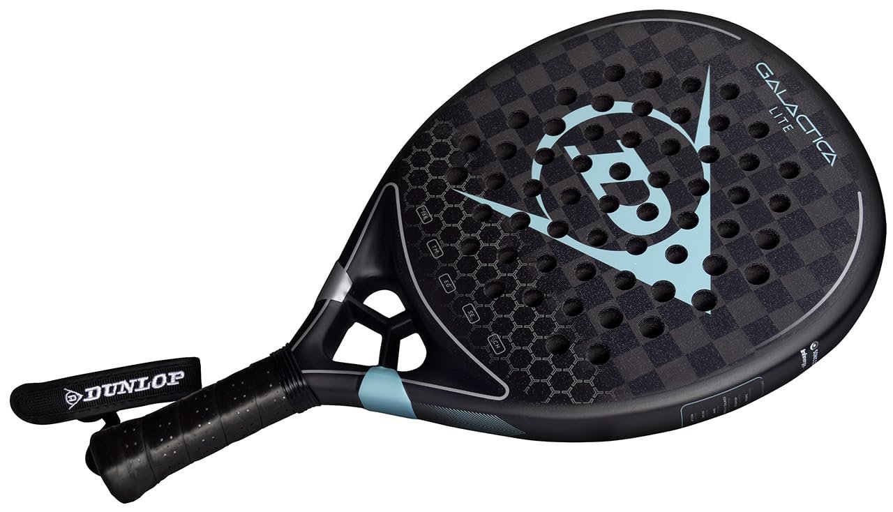 Dunlop Sports Galactica Lite Padel Racket, Black/Blue V25