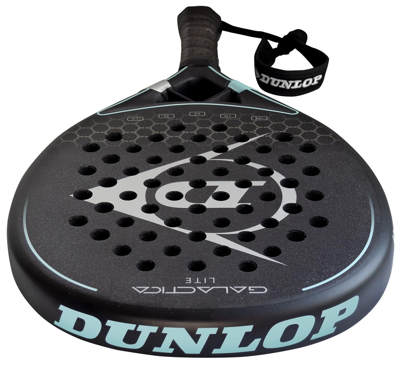 Dunlop Sports Galactica Lite Padel Racket, Black/Blue V25