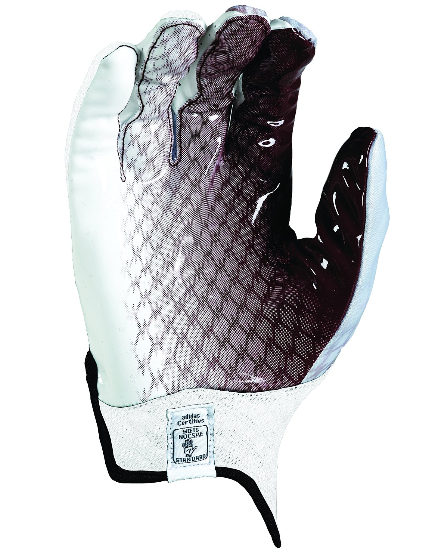 Adidas Crazyquick 2.0 Football Gloves, White/Maroon, XX-Large