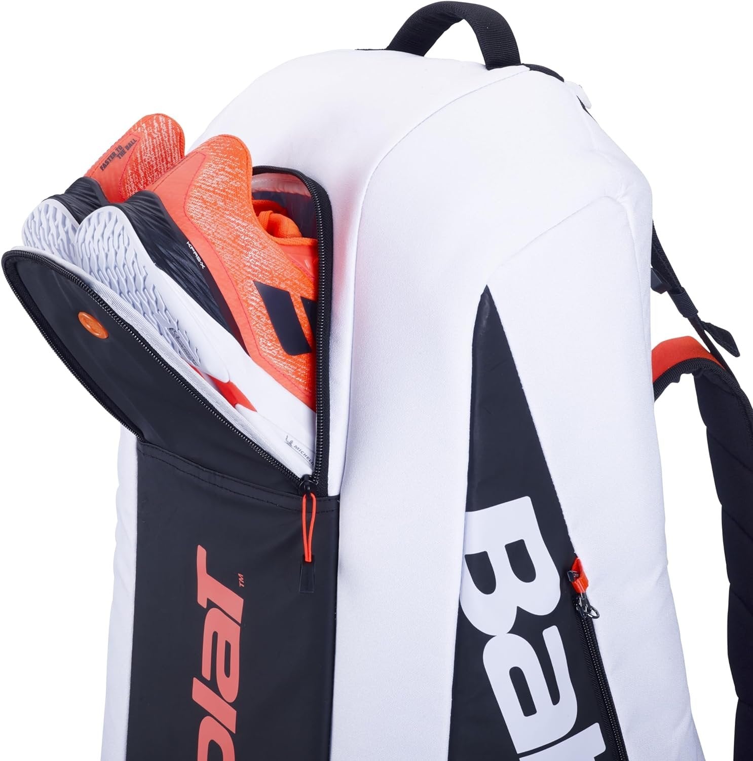 Babolat Pure Strike 4th Gen Racquet Holder x6 Tennis Bag (White/Red)