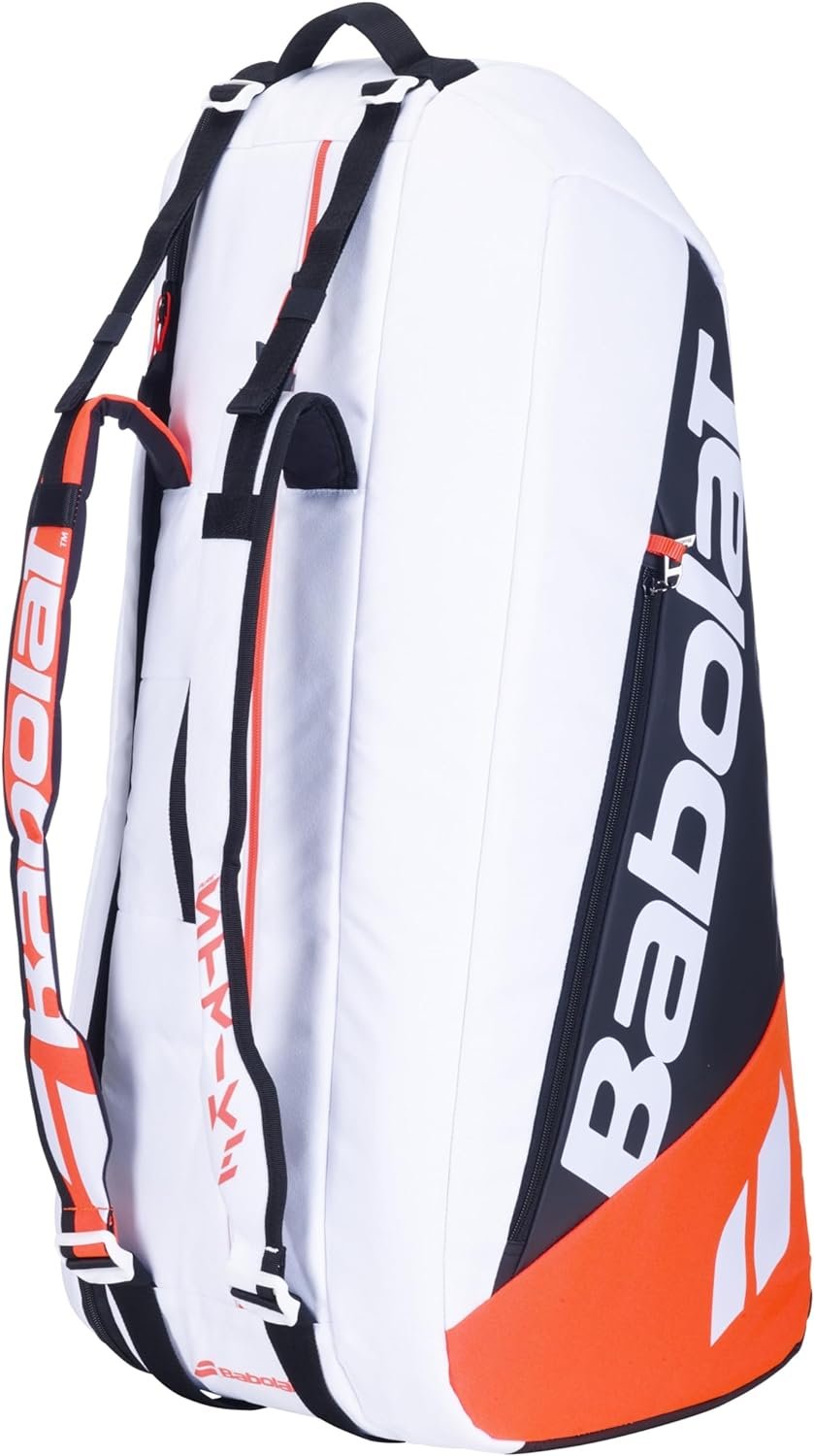 Babolat Pure Strike 4th Gen Racquet Holder x6 Tennis Bag (White/Red)