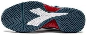 Diadora Men's B.ICON 2 Clay Tennis Shoe, White/Oceanview/Salsa