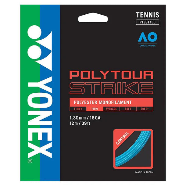Yonex Poly Tour Strike Tennis String Blue