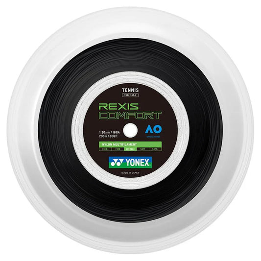 Yonex Rexis Feel 16G  Tennis String Reel , Black