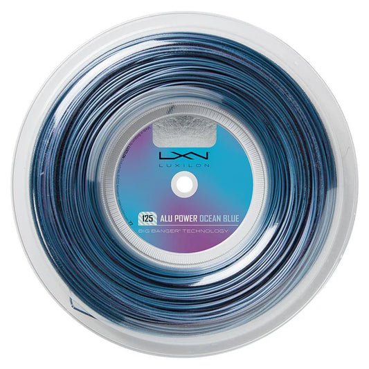 Luxilon ALU Power 125 Tennis String Reel Ocean Blue